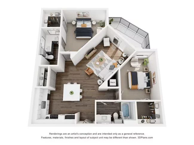 B2 1254 floor plan