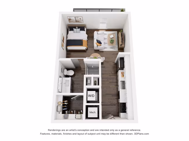 Unit 1410 1210 floor plan