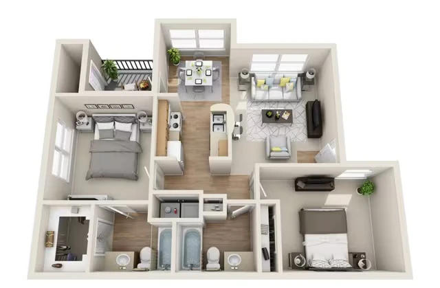 B1 613 floor plan