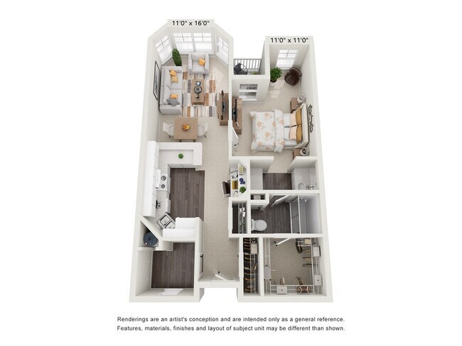 Unit 1221 1221 floor plan