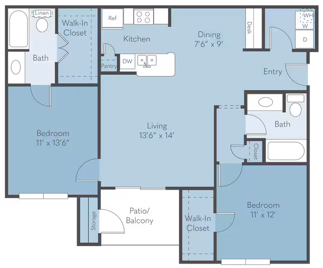 Unit 815 814 floor plan
