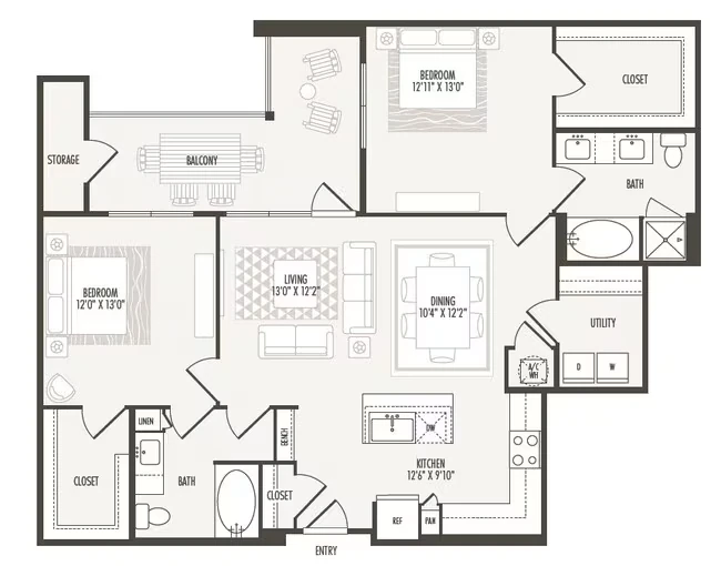 B4 5125 floor plan