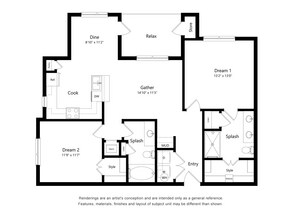 B1-E 1301 floor plan