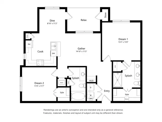 Unit 10301 10301 floor plan