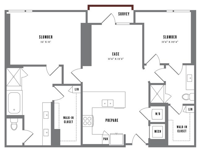 B5 1-2709 floor plan