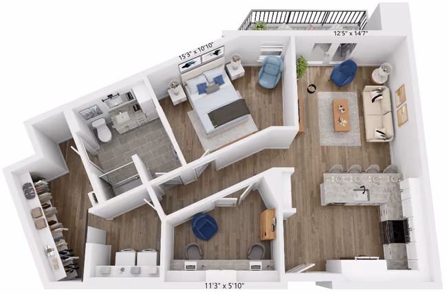 Unit 1470B 1470B floor plan