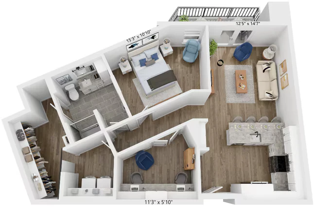 Unit 1470B 1470B floor plan