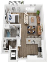 Unit 1105B 1105B floor plan