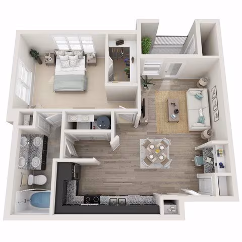 Unit 6203 7204 floor plan