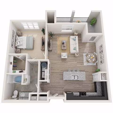 Unit 1211 1211 floor plan