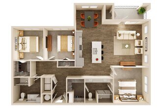 C1/C1A 2108 floor plan
