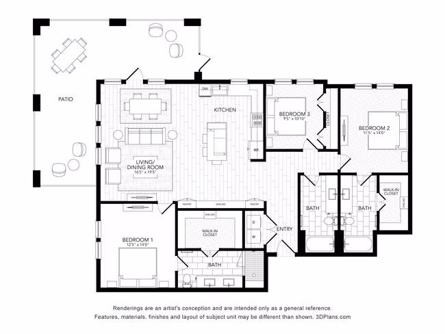 Unit 156 156 floor plan