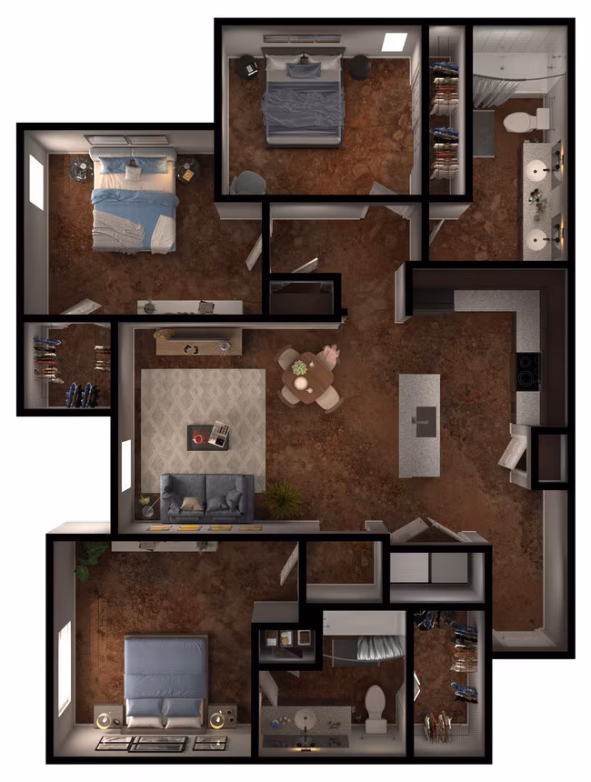 Unit 01208 01208 floor plan