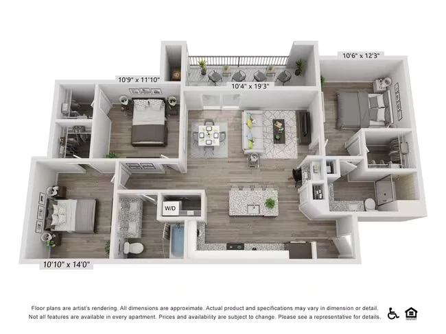 C1 438 floor plan