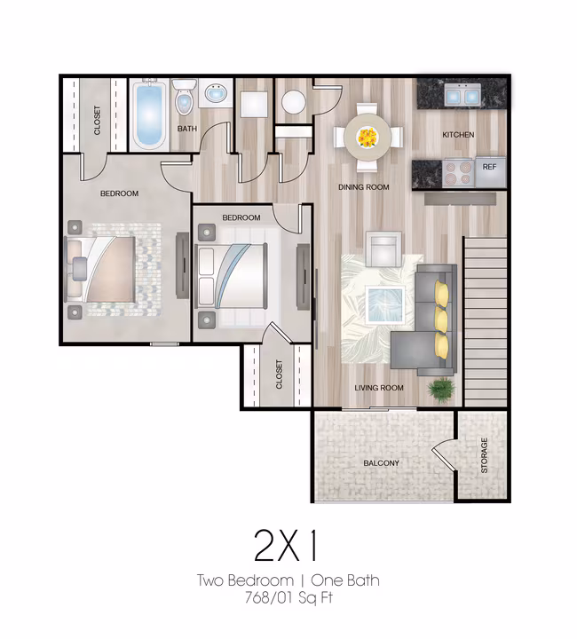 Unit 0107L 0111L floor plan
