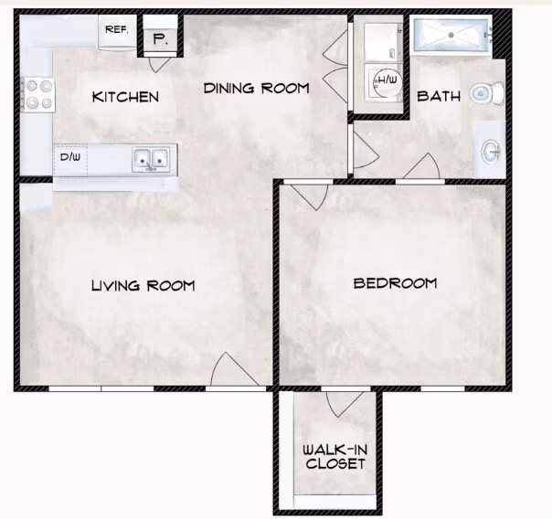 Unit 2717 1817 floor plan