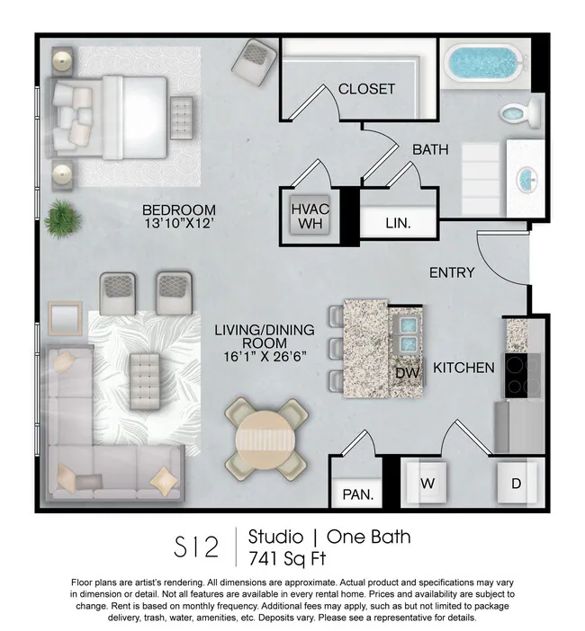 Unit 612 612 floor plan