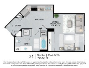 Unit 825 825 floor plan