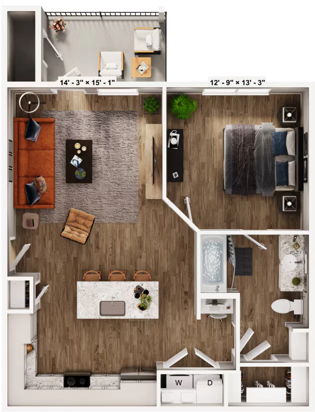 A2 1205 floor plan