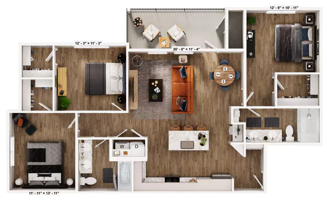 C1 6207 floor plan