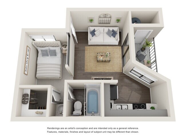 Unit 218D 118B floor plan