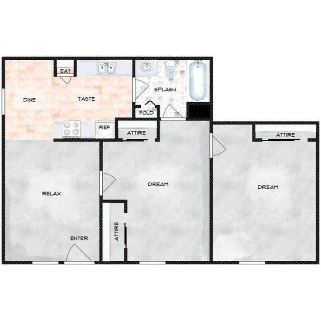 Unit 36-E 36-E floor plan
