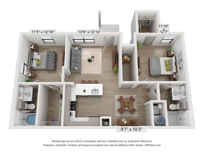 Unit 1814 1814 floor plan