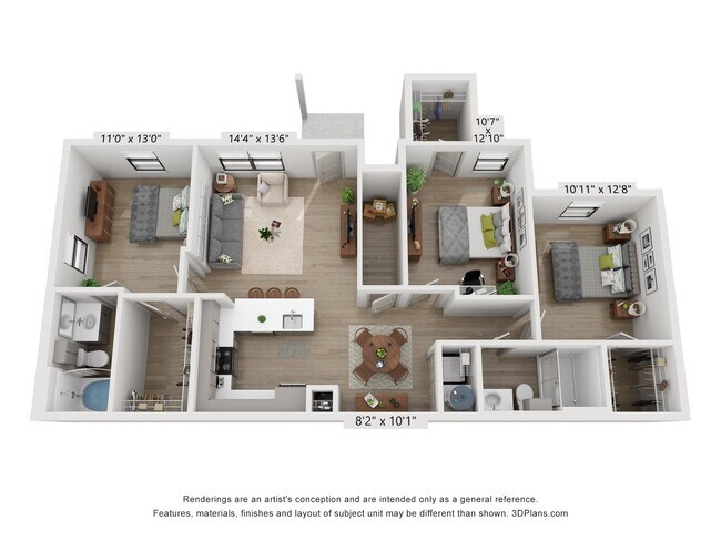 Unit 3014 3014 floor plan