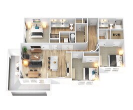 Unit 1326 1326 floor plan