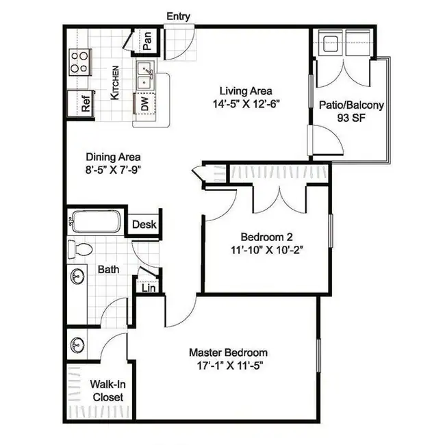 Unit 7304 7304 floor plan