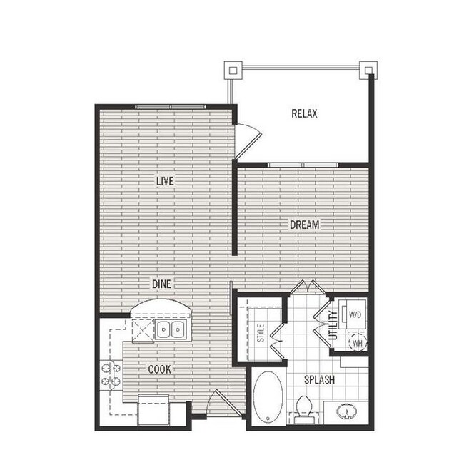 Unit 6110 9303 floor plan