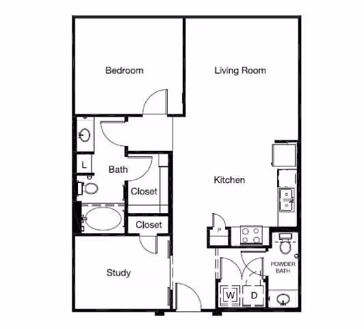 Unit N1219 N1219 floor plan