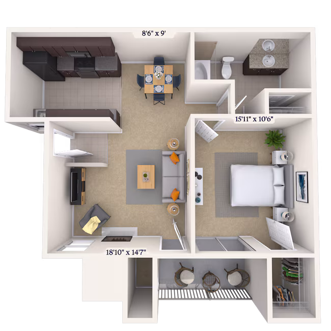 Unit 03315 03315 floor plan