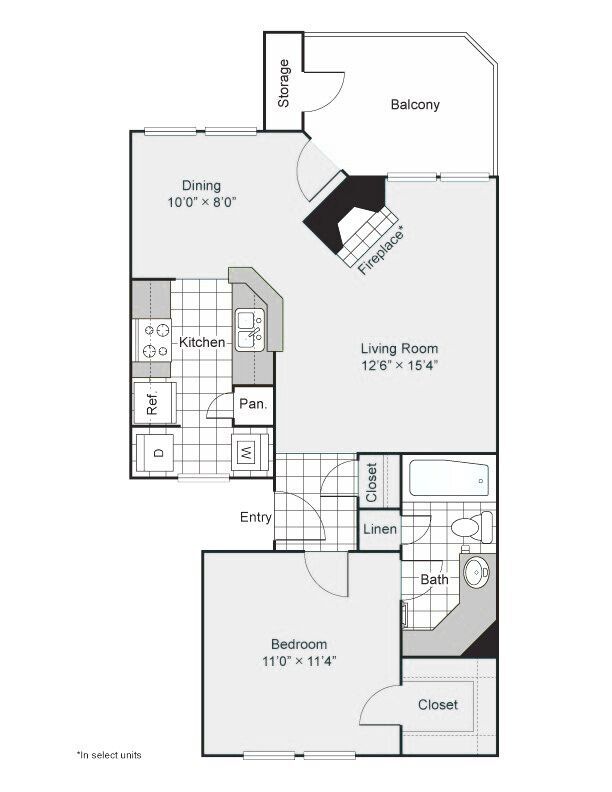 Unit 1406 1406 floor plan