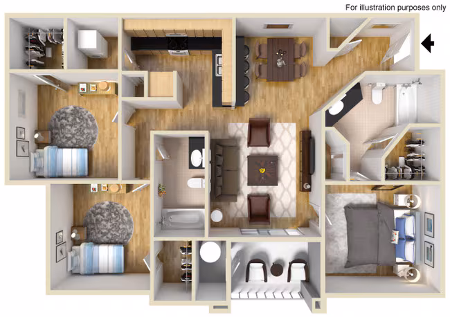 Unit 534 526 floor plan
