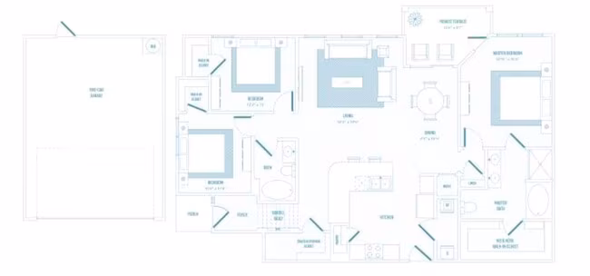 Unit 2715 4415 floor plan