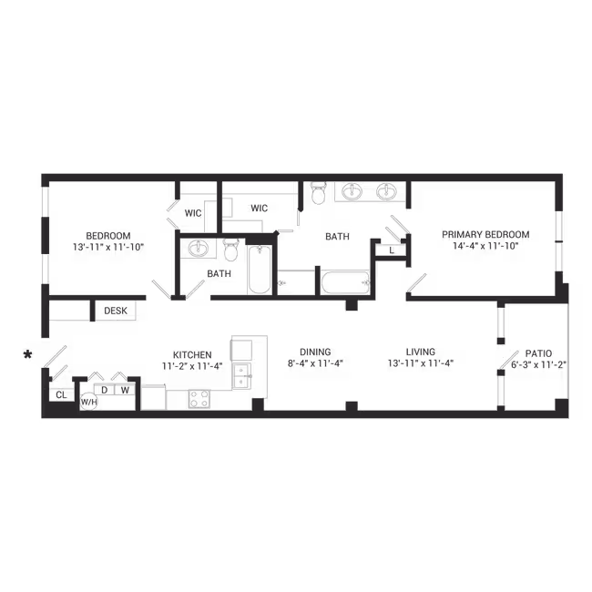 Unit 1125 1125 floor plan