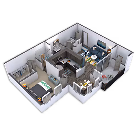 Unit 1331 1533 floor plan