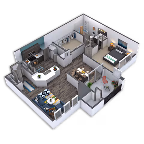 Unit 1136 1136 floor plan