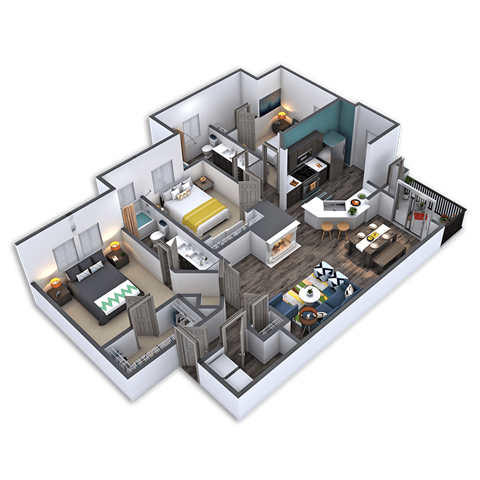 Unit 1238 0238 floor plan