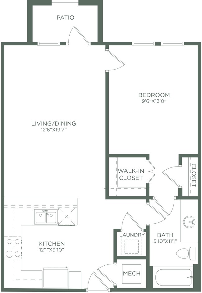 Unit 1321 1321 floor plan