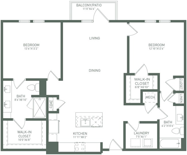 Unit 2306 2306 floor plan