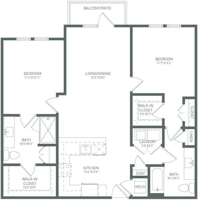 2x2 5302 floor plan