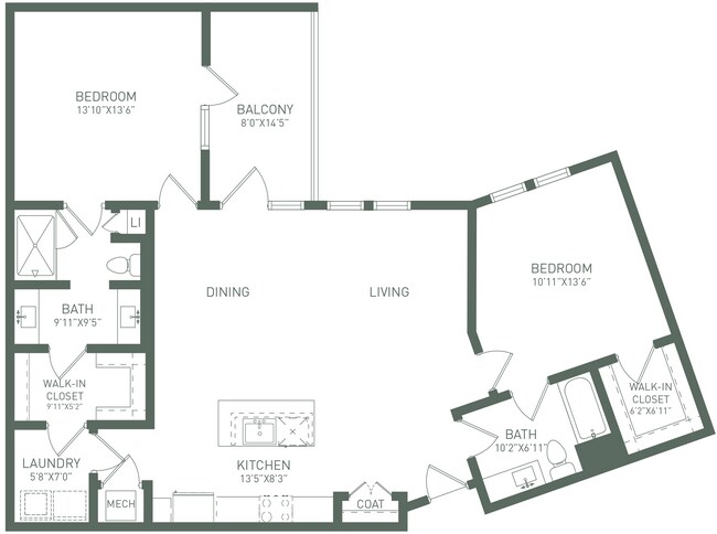 Unit 1331 1331 floor plan