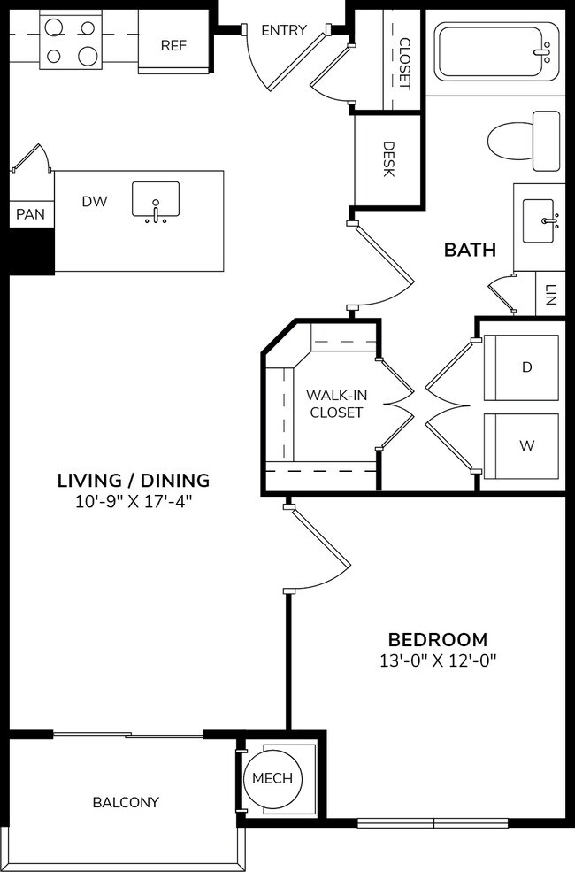 Unit 4307 4307 floor plan