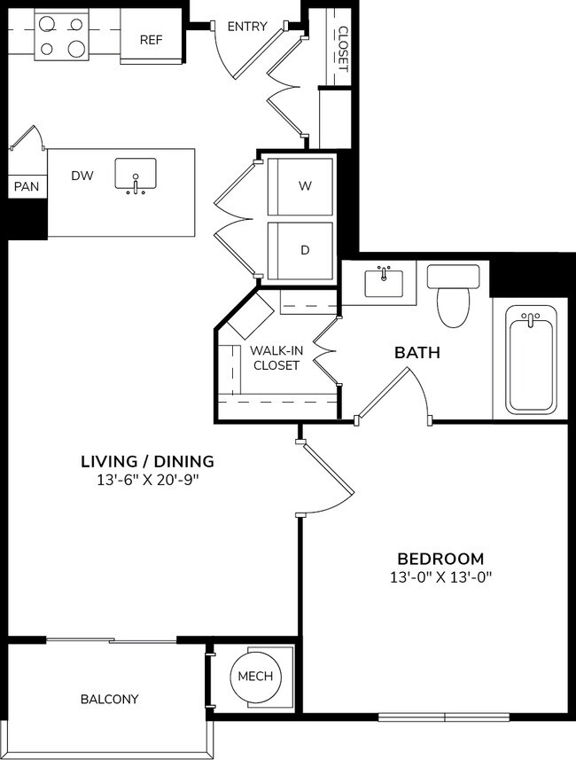 Unit 1412 1412 floor plan