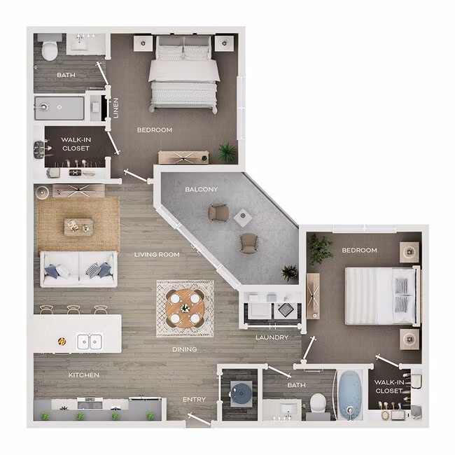 Unit 1434 1434 floor plan