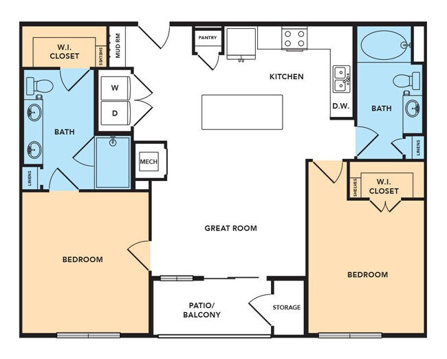 Unit 421 267 floor plan