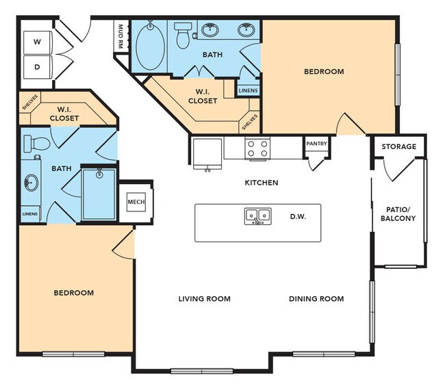 Unit 347 269 floor plan