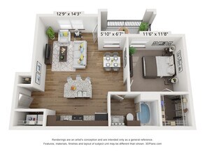 Unit 7101 7101 floor plan